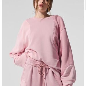 Alo Make Waves Crewneck Pullover Sweater